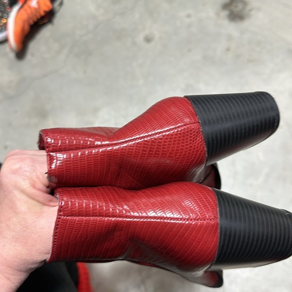 Kaari Blue Red‎ Pointed Toe Ankle Boots Size 7M  | Boots, Ankle boot / Ww-25 - Picture 6 of 7